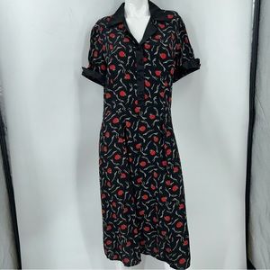 *** Stop Staring Tomato Print Dress *** 2X (check measurements)